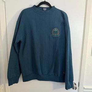 Jansport VTG Men's XL Teal Crewneck Sweater 90s